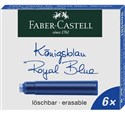 Naboje krótkie niebieskie 6szt FABER CASTELL - 