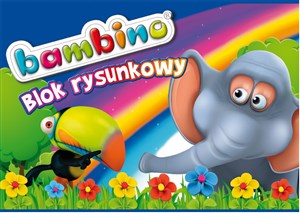 Blok rysunkowy A4 Bambino 20 kartek Mini zoo słoń to buy in Canada