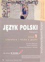 Język polski 1 Literatura i nauka o języku podręcznik do pracy w domu Szkoły ponadgimnazjalne Zakres podstawowy i rozszerzony online polish bookstore