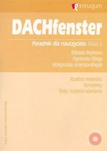 Dachfenster 3 Poradnik dla nauczyciela z płytą CD Canada Bookstore