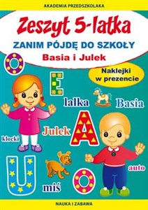 Zeszyt 5-latka Basia i Julek Zanim pójdę do szkoły polish usa