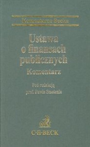 Ustawa o finansach publicznych Komentarz Polish bookstore