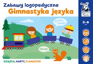 Gimnastyka języka Zabawy logopedyczne Kapitan Nauka online polish bookstore