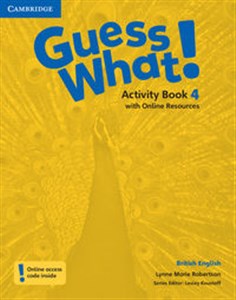 Guess What! 4 Activity Book with Online Resources British English polish books in canada
