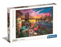 Puzzle 3000 HQ Manhattan balcony sunset 33552  - 