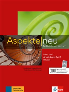 Aspekte neu Lehr und Arbeitsbuch Teil 1 B1 plus Polish bookstore