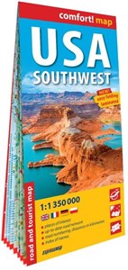USA południowo-zachodnie (USA Southwest) laminowana mapa samochodowo-turystyczna 1:1 350 000 polish books in canada