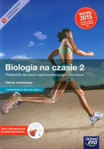 Biologia na czasie 2 Podręcznik Zakres rozszerzony z dostępem do Matura-ROM-u z płytą DVD - Multimedialny atlas anatomiczny. Szkoła ponadgimnazjalna Canada Bookstore