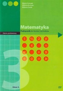 Matematyka 3 Podręcznik Zakres podstawowy Liceum i technikum Polish Books Canada