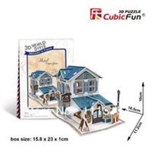 Puzzle 3D Domki świata Francja hotel pl online bookstore