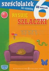 Sześciolatek na szóstkę Rysuję szlaczki 80 naklejek  