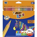 Kredki ołówkowe Eco Evolution Stripes BIC Kids 24 kolory - 
