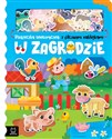 W zagrodzie Książeczka sensoryczna z filcowymi naklejkami   