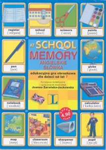At School Memory angielskie słówka edukacyjna gra obrazkowa dla dzieci od lat 7  