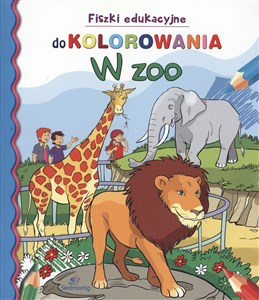 Fiszki edukacyjne do kolorowania W ZOO Polish bookstore