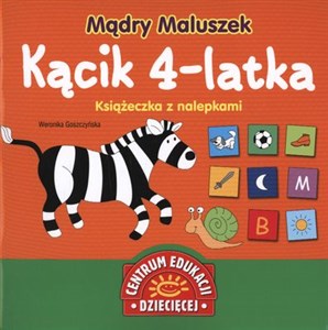 Mądry Maluszek Kącik 4-latka Książeczka z nalepkami pl online bookstore