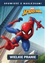 Wielkie pranie Marvel Spider-Man Opowieść z naklejkami Polish Books Canada