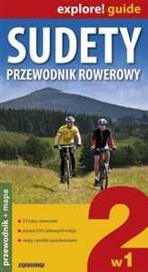 Sudety - przewodnik rowerowy [wersja z mapą laminowaną] 2 w 1 Polish Books Canada