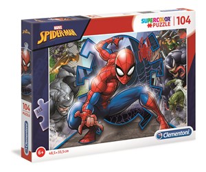 Puzzle Supercolor Spider-Man 104 buy polish books in Usa
