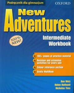 New Adventures Intermediate Workbook Gimnazjum buy polish books in Usa