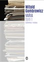 Varia Tom 1 Czytelnicy i krytycy - Witold Gombrowicz