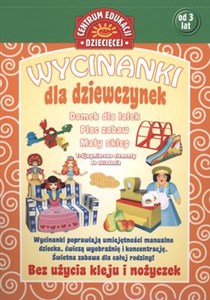 Wycinanki dla dziewczynek Domek dla lalek, plac zabaw, mały sklep buy polish books in Usa