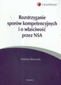 Rozstrzyganie sporów kompetencyjnych i o właściwość przez NSA in polish