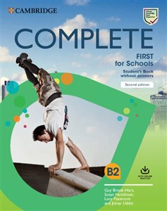 Complete First for Schools B2 Student's Book without answers with Online Practice books in polish