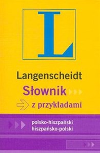 Słownik z przykładami polsko-hiszpański hiszpańsko-polski books in polish