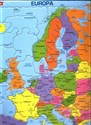Układanka Mapa Europa polityczna 37 elementów  - 