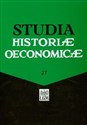 Studia historiae oeconomicae volume 27  pl online bookstore