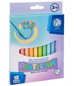 Flamastry 12 kolorów pastel ASTRA  to buy in Canada