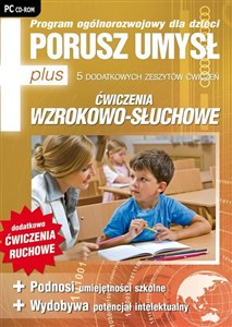 Porusz Umysł PLUS Ćwiczenia Wzrokowo-Słuchowe Program ogólnorozwojowy dla dzieci Polish Books Canada