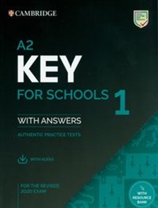 A2 Key for Schools 1 for the Revised 2020 Exam Student's Book with Answers with Audio Canada Bookstore