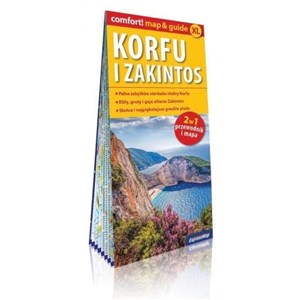 Korfu i Zakintos laminowany map&guide XL (2w1: przewodnik i mapa) 2w1: przewodnik i mapa bookstore