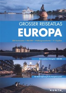 Europa atlas samochodowy + 33 plany miast europejskich 1:900 000 chicago polish bookstore