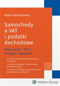 Samochody a VAT i podatki dochodowe 