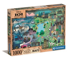 Puzzle 1000 Story maps 101 Dalmatyńczyków 39665 to buy in Canada