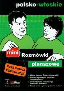 Rozmówki planszowe mini polsko-włoskie bookstore