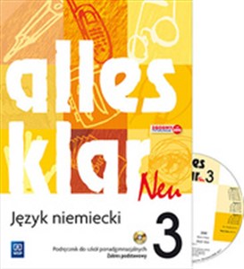 Alles klar Neu 3 Podręcznik Zakres podstawowy + CD Szkoły ponadgimnazjalne Polish Books Canada