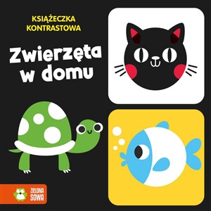 Książeczka kontrastowa Zwierzęta w domu  Polish bookstore