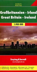 Wielka Brytania Irlandia mapa drogowa 1:900 000 - Polish Bookstore USA