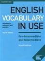 English Vocabulary in Use Pre-intermediate and Intermediate with answers 