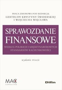 Sprawozdanie finansowe według polskich i międzynarodowych standardów rachunkowości  pl online bookstore