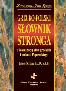 Grecko-polski słownik Stronga z lokalizacją słów greckich i kodami Popowskiego Polish bookstore