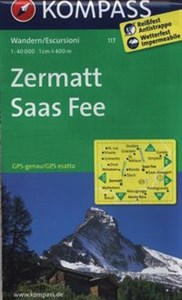 Zermatt Saas Fee 1:40 000 Bookshop