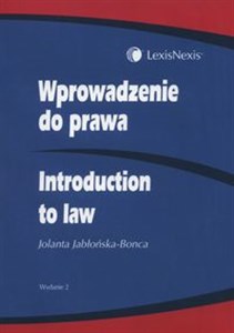 Wprowadzenie do prawa Introduction to Law books in polish