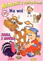 Malowanki z nalepkami - Na wsi - Zosia z mućką - Opracowanie Zbiorowe