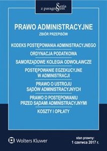 Prawo administracyjne Zbiór przepisów pl online bookstore