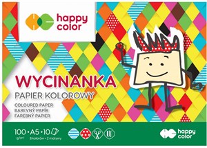 Blok Wycinanka A5/10K 100g HAPPY COLOR - Polish Bookstore USA